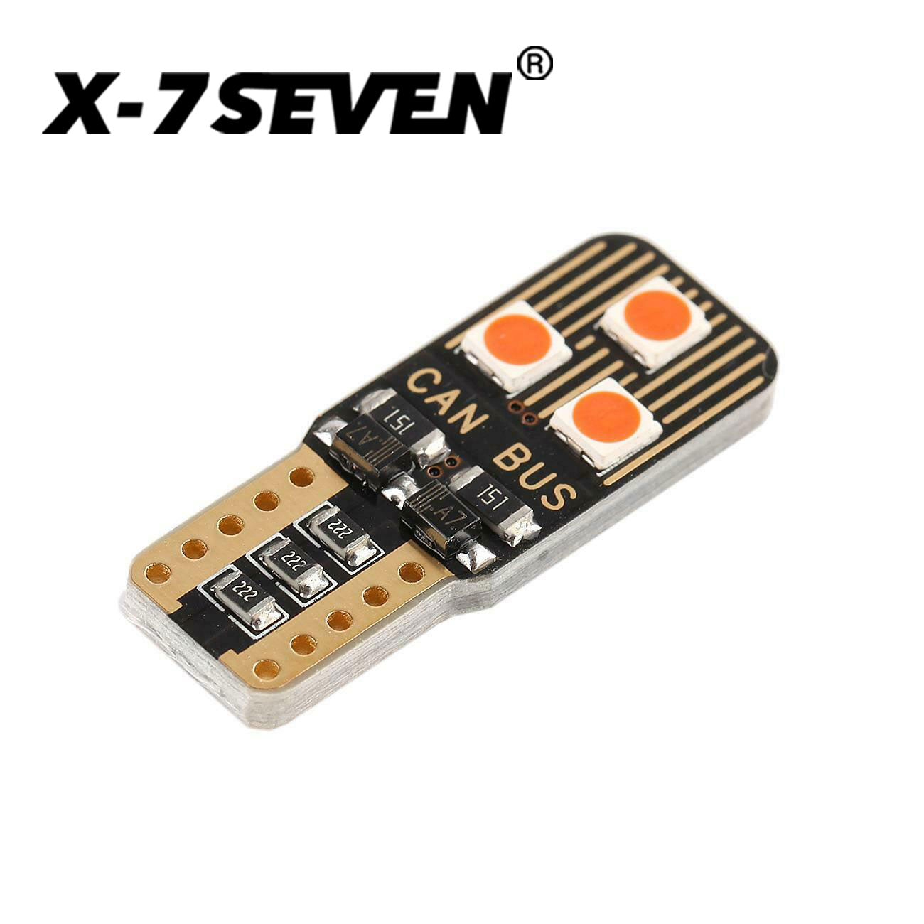 X-7SEVEN Plug&Play X-T10B Series T10 194 LED Bulbs for Glove Box Lights Tool-Free Installation