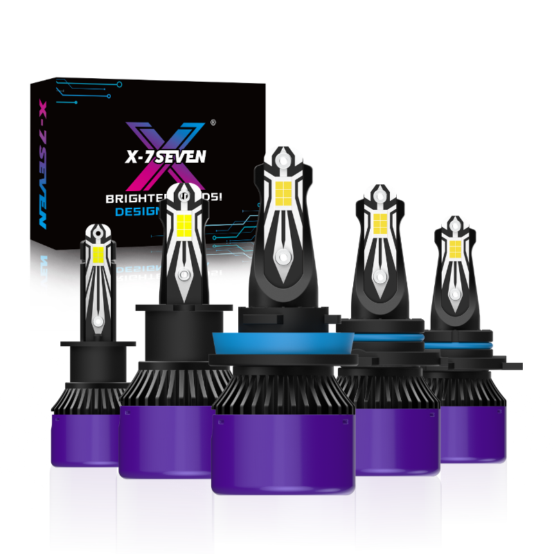 X-7SEVEN New Design X-Lumos Series 6500K/3000K 85W 20000LM H4 H13 Led Car Headlights Super Bright Car Halogen Headlight H7 LED Car Light