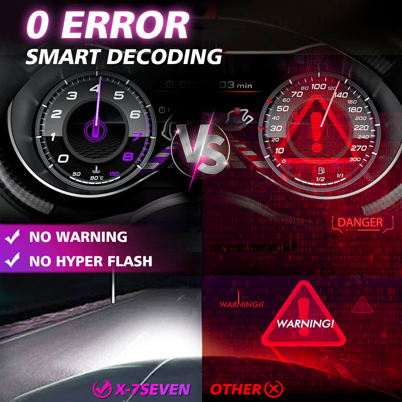 X-7SEVEN 2025 Upgrade X-Ultra Pro 140W 25000LM High Power Luces LED Para Automotive LED Headlight H7 H1 H11 High Low Beam H4 Faro LED For Car