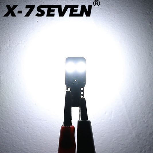 X-7SEVEN Plug&Play X-T10B Series T10 194 LED Bulbs for Glove Box Lights Tool-Free Installation