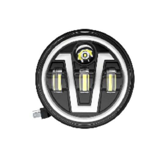 X-7SEVEN 5.75 Inch Round LED Headlight with DRL - X7LHR11