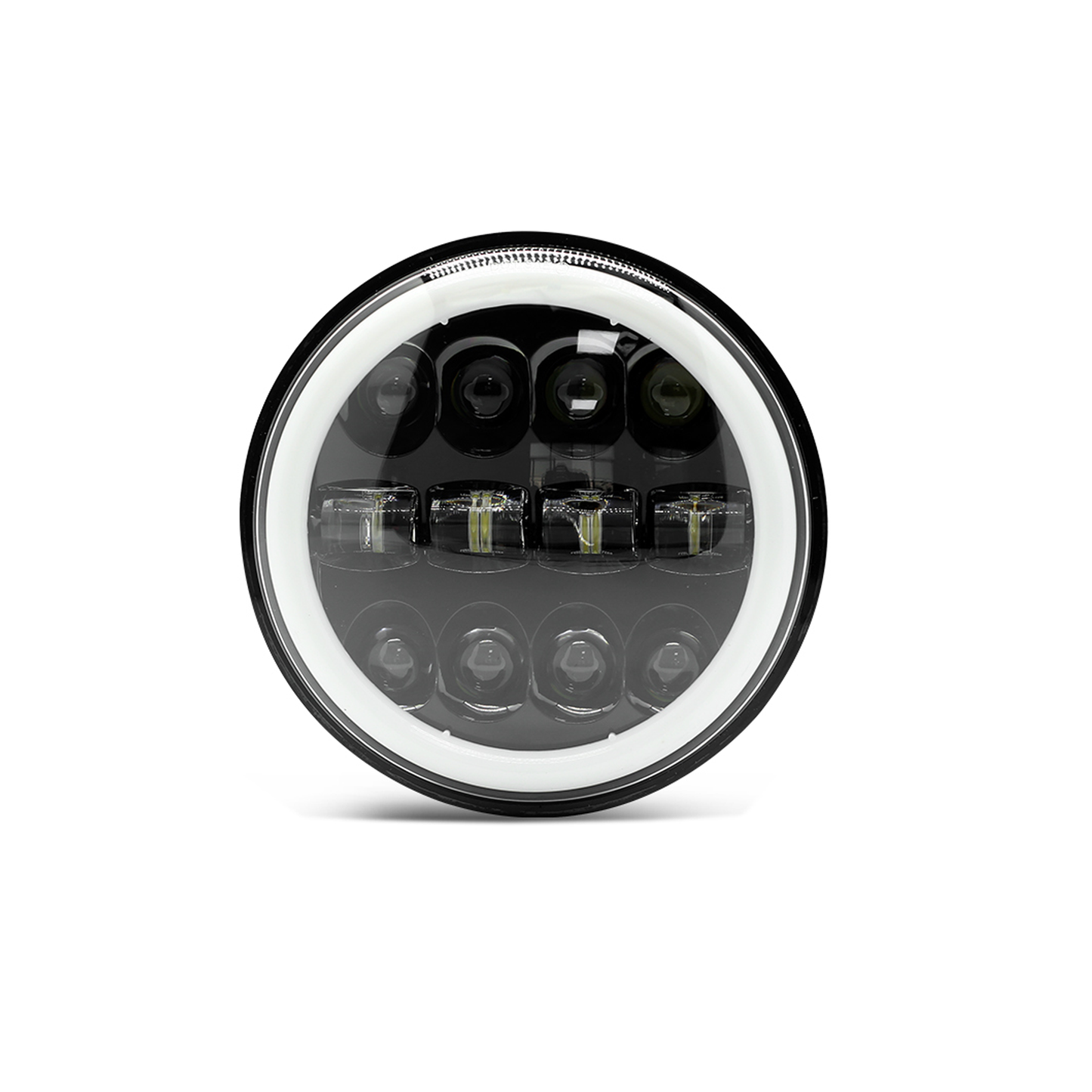 X-7SEVEN 7 Inch Round LED Headlight with DRL - X7LHR17