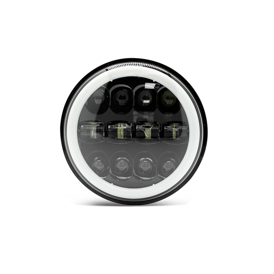 X-7SEVEN 7 Inch Round LED Headlight with DRL - X7LHR17