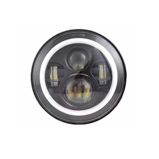 X-7SEVEN 7 Inch Round LED Headlight with DRL - X7LHR23