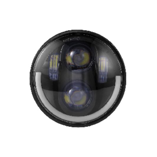 X-7SEVEN 5.75 Inch Round LED Headlight with DRL - X7LHR30