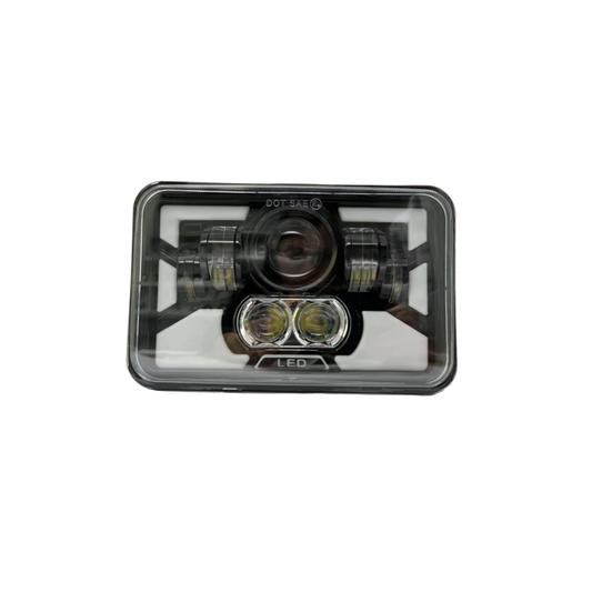 X-7SEVEN 4X6 Inch LED Headlight with DRL - X7STH02