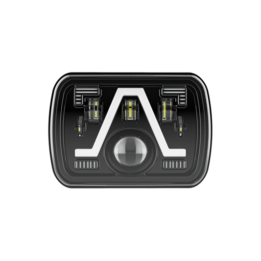 X-7SEVEN 5X7 Inch LED Headlight with DRL - X7STH03