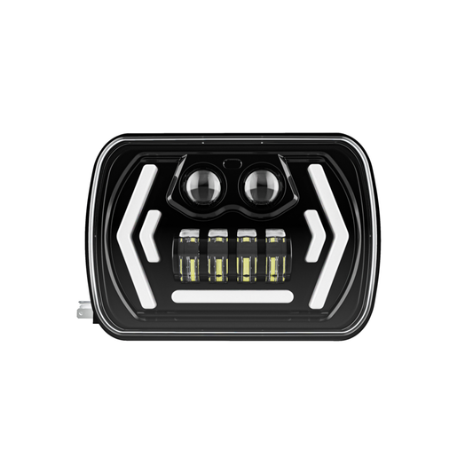 X-7SEVEN 5X7 Inch LED Headlight with DRL - X7STH04