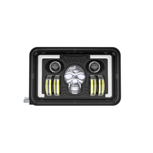 X-7SEVEN 4X6 Inch LED Headlight with DRL - X7STH17