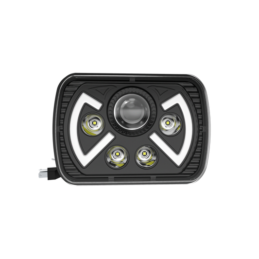X-7SEVEN 5X7 Inch LED Headlight with DRL - X7STH22