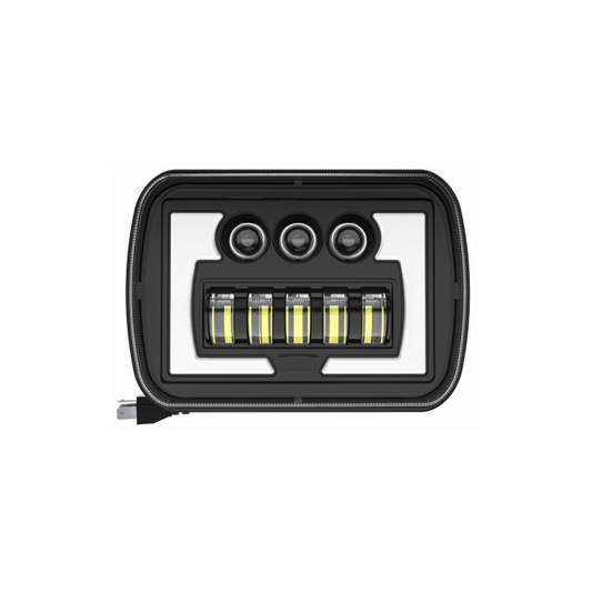 X-7SEVEN 5X7 Inch LED Headlight with DRL - X7STH23