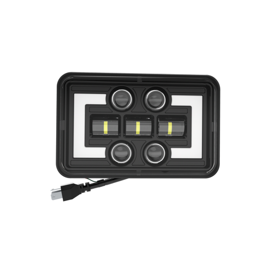 X-7SEVEN 4X6 Inch LED Headlight with DRL - X7STH28