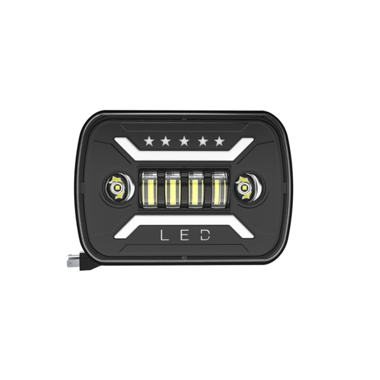 X-7SEVEN 5X7 Inch LED Headlight with DRL - X7STH30