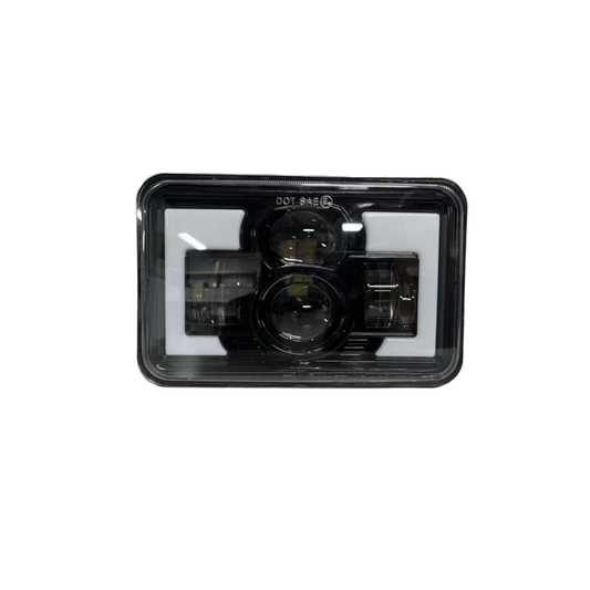 X-7SEVEN 4X6 Inch LED Headlight with DRL - X7STH32