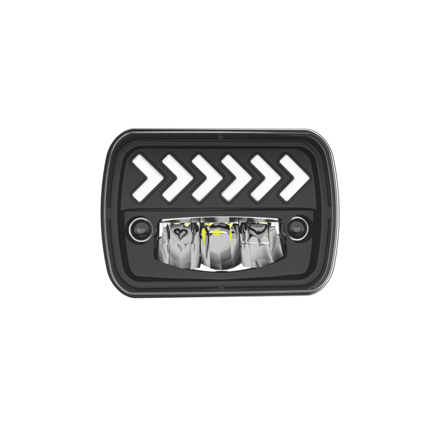 X-7SEVEN 5X7 Inch LED Headlight with DRL - X7STH35