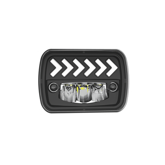 X-7SEVEN 5X7 Inch LED Headlight with DRL - X7STH35