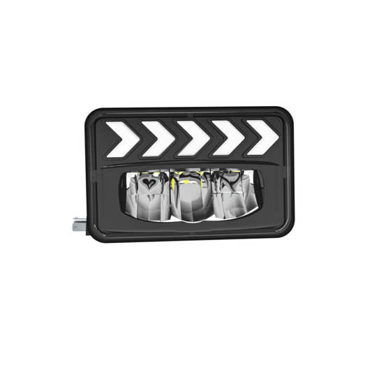 X-7SEVEN 4X6 Inch LED Headlight with DRL - X7STH36