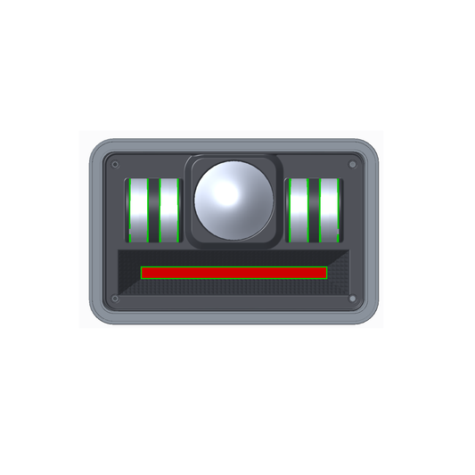 X-7SEVEN 4X6 Inch LED Headlight with DRL - X7STH38