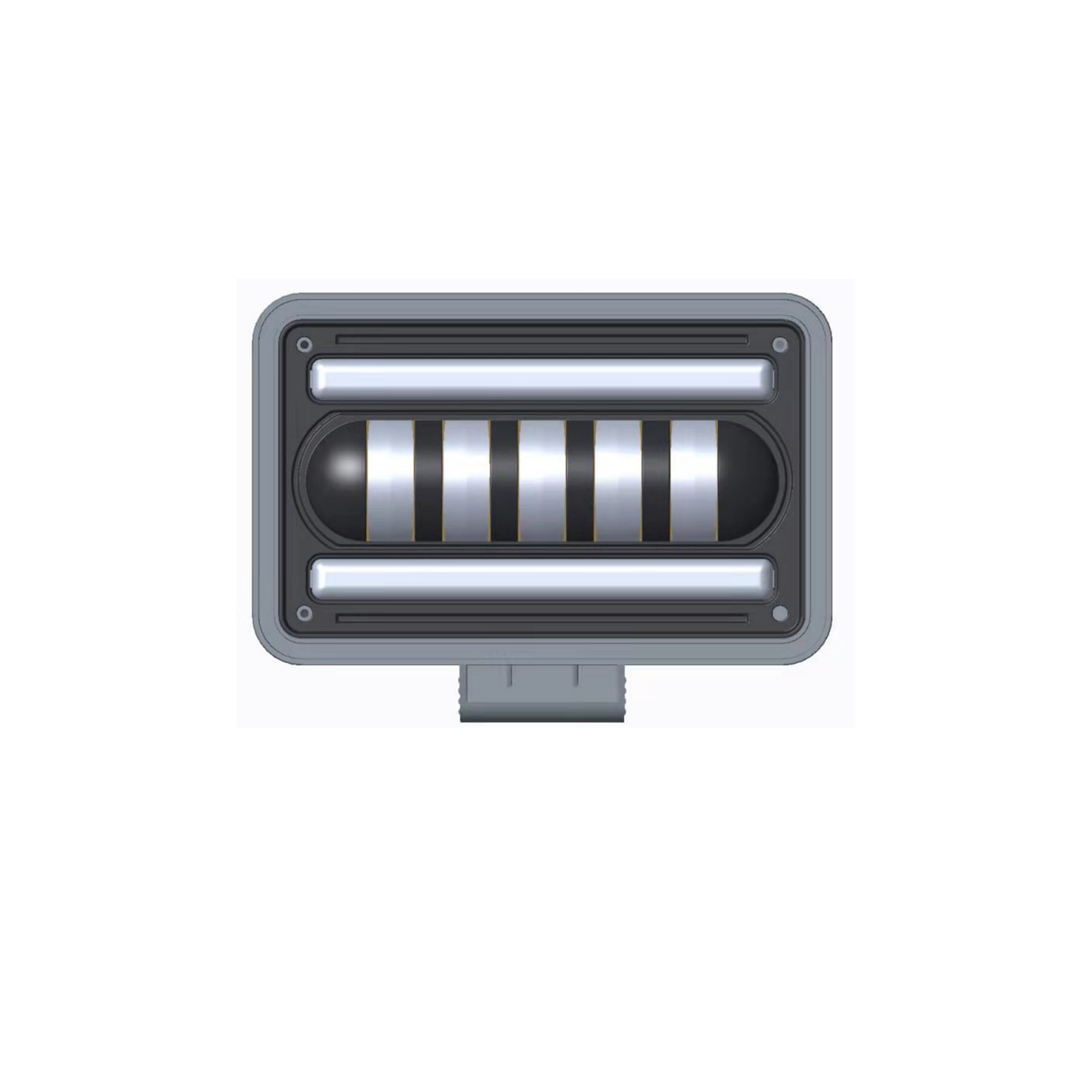 X-7SEVEN 4X6 Inch LED Headlight with DRL - X7STH39