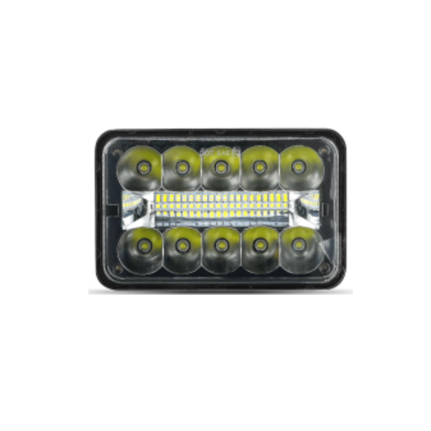 X-7SEVEN 4X6 Inch LED Headlight with DRL - X7STH55