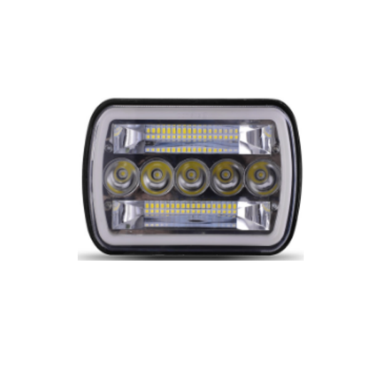 X-7SEVEN 5X7 Inch LED Headlight with DRL - X7STH58