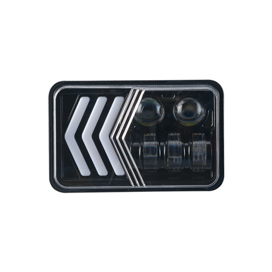 X-7SEVEN 4X6 Inch LED Headlight with DRL - X7STH68