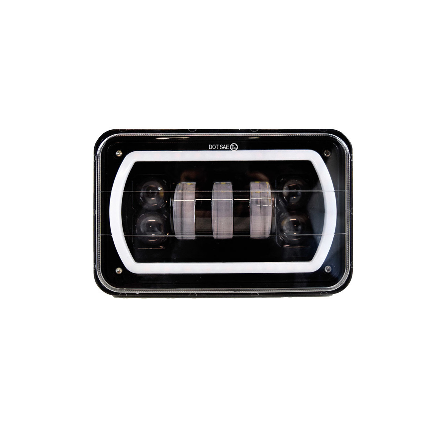 X-7SEVEN 4X6 Inch LED Headlight with DRL - X7STH77