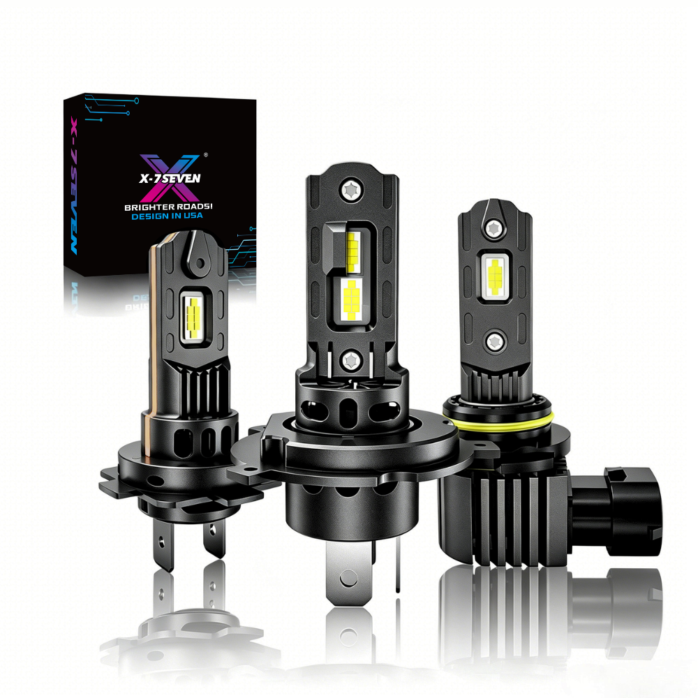 X-7SEVEN 2026 New Version X-NANO Series 70W 20000LM 1:1 Size H4 H7 H11 9005 9006 LED Headlight Bulb