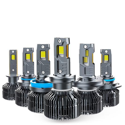 X-7SEVEN OEM High Power X-Ares Series 240W 65000LM 12V High Low Beam H4 6500K White H1 H7 H11 9005 9006 9012 LED Headlight